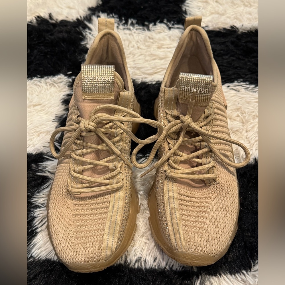 Steve Madden Maxima Rhinestone Sneakers